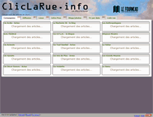 Tablet Screenshot of cliclarue.info